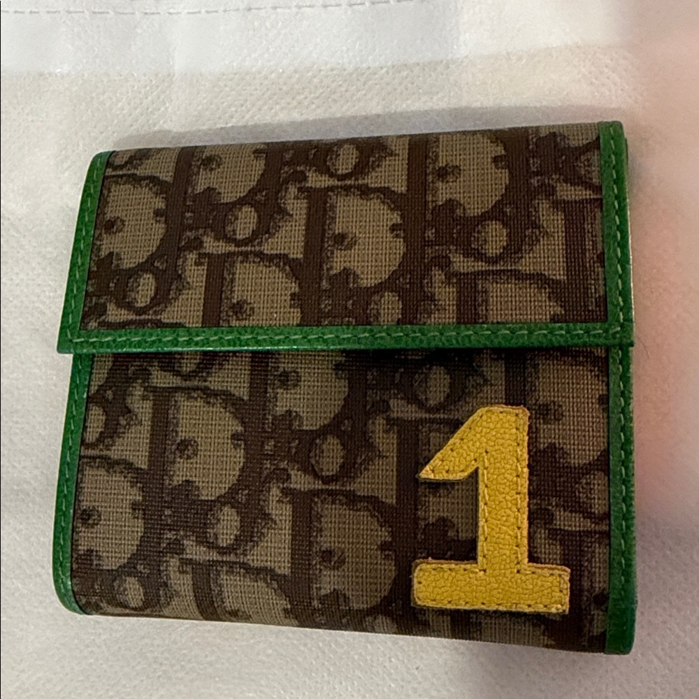 Authentic Christian Dior Trotter 1 Trifold Wallet - Picture 3 of 15